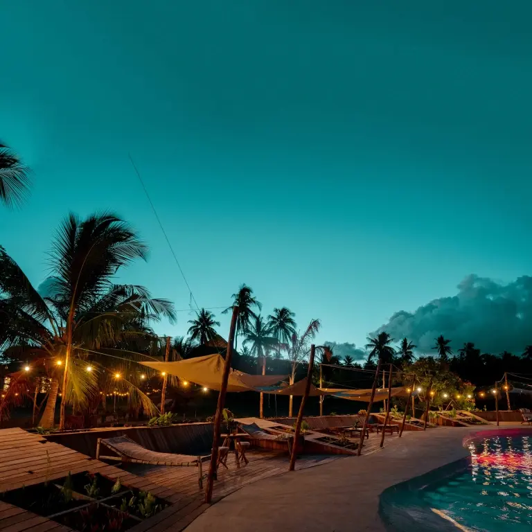 Swimming pool at Basecamp Mafia Island Eco Resort in Tanzania