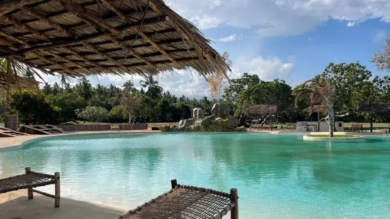 Swimming pool at Basecamp Mafia Island Eco Resort in Tanzania