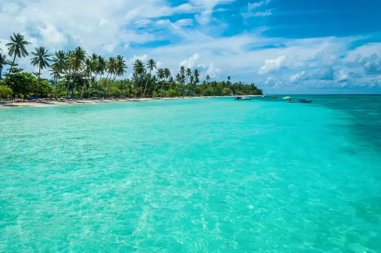 Maratua Island scene in the Derawan Islands, Indonesia