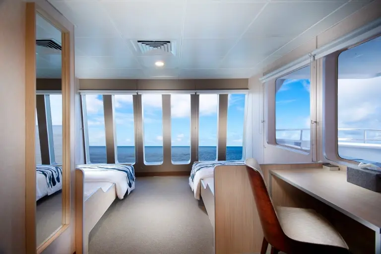 Cabin on board Solitude Adventurer liveaboard in Indonesia