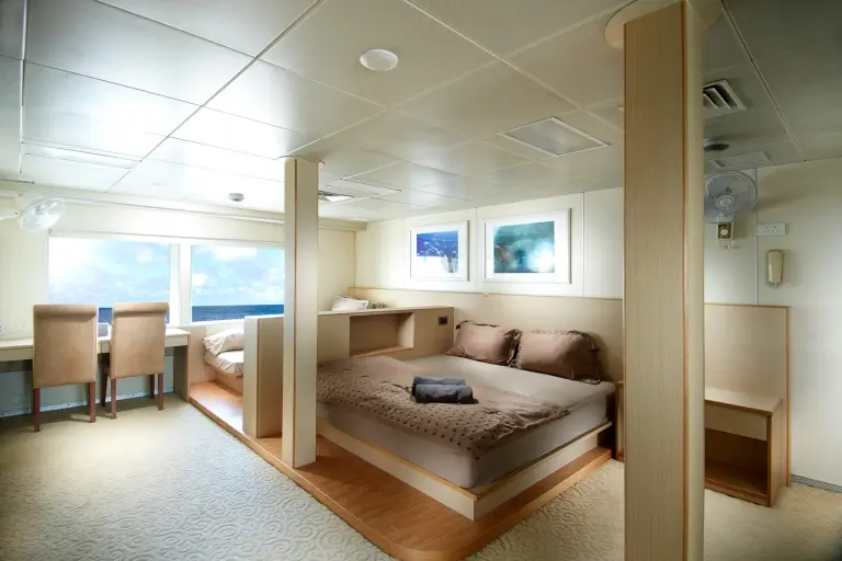 Stateroom on board Solitude Adventurer liveaboard in Indonesia