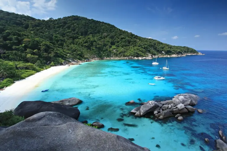 Similan Islands beach in Thailand