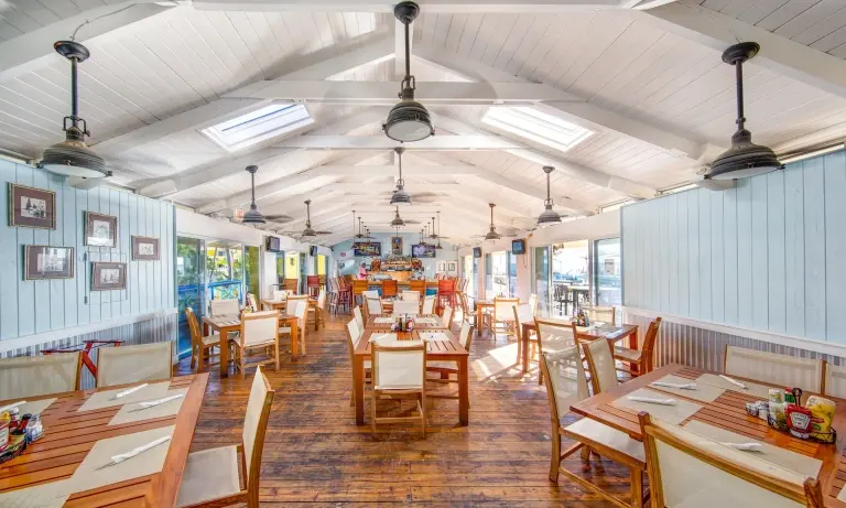 Restaurant at Bimini Big Game Club in the Bahamas