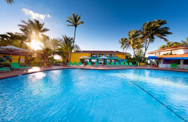 Swimming pool at Bimini Big Game Club in the Bahamas