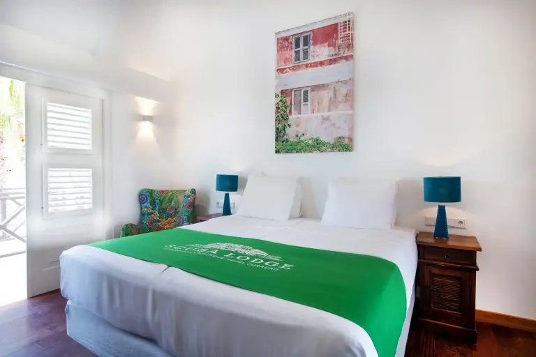 Deluxe Room at Scuba Lodge Boutique Hotel, Curacao.