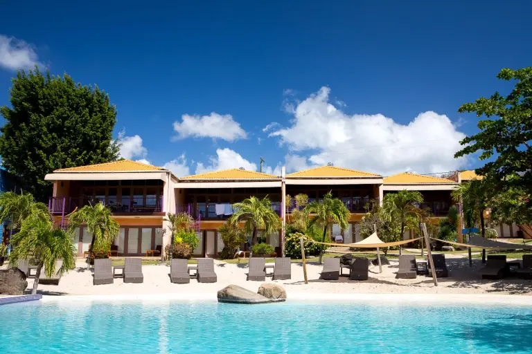Swimming pool at True Blue Bay Boutique Resort in Grenada