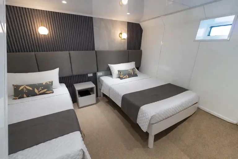 Twin cabin on Galaxy Diver III, Galapagos Islands