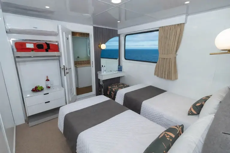 Twin cabin on Galaxy Diver III, Galapagos Islands