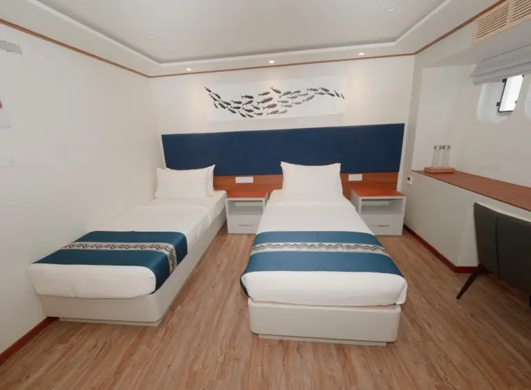 View of a twin cabin on Seascape.