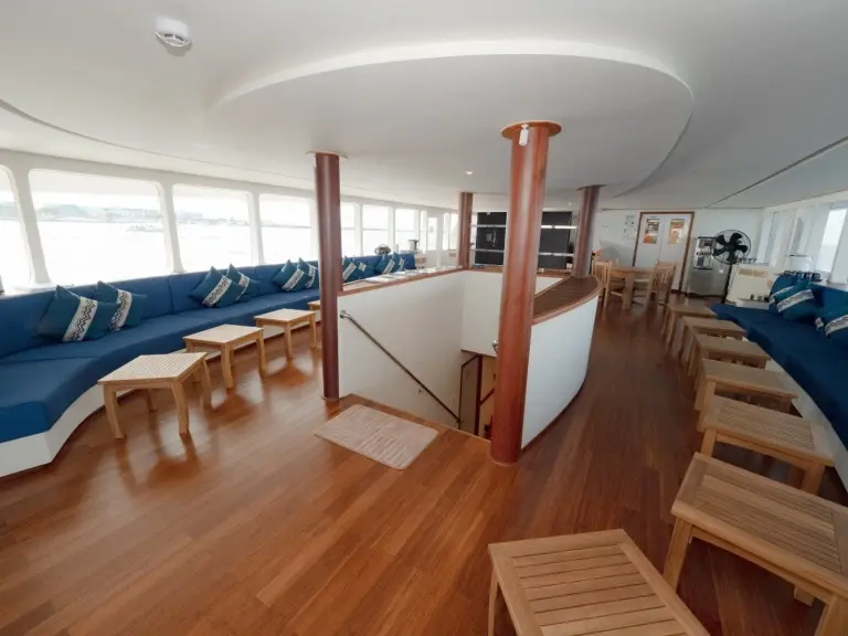 The lounge area on Seascape.