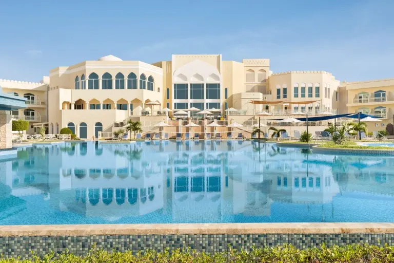 Adults swimming pool at Wyndham Garden Resort in Mirbat, Oman