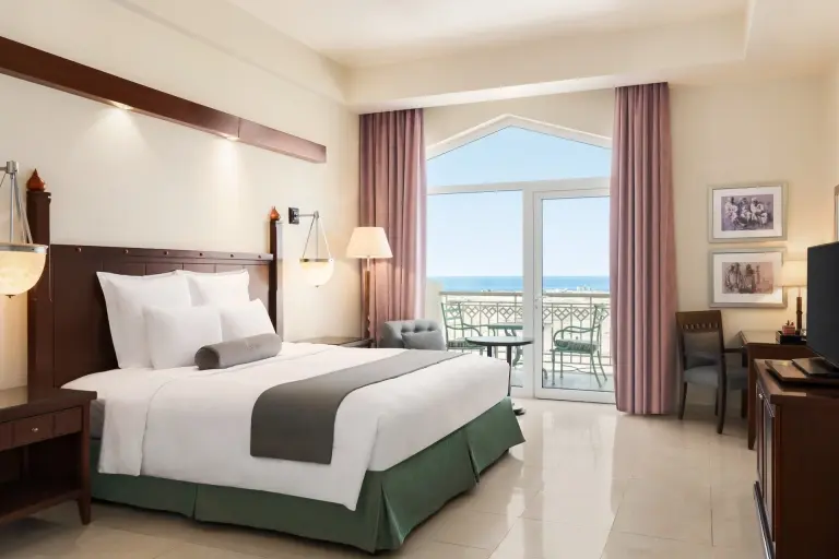 Ocean view room at Wyndham Garden Resort in Mirbat, Oman