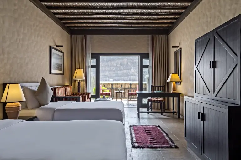 Deluxe room at Atana Resort in the Musandam Peninsula, Oman