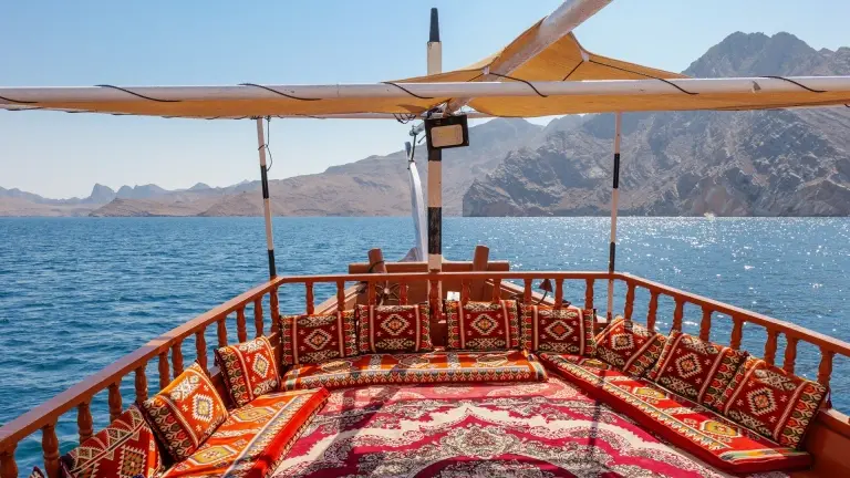 Traditional dhow in Musandam Peninsula, Oman