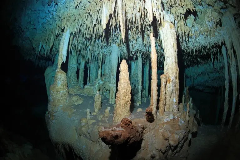 Underwater caves, Cenotes, Mexico