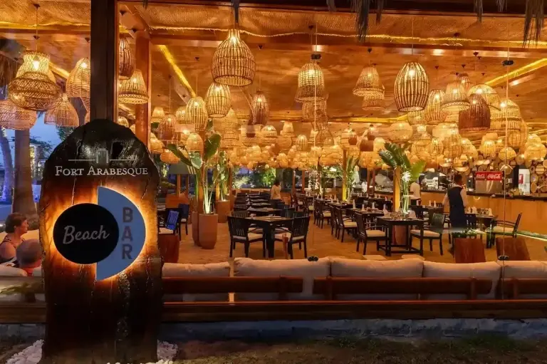 Restaurant at Fort Arabesque Resort, Egypt