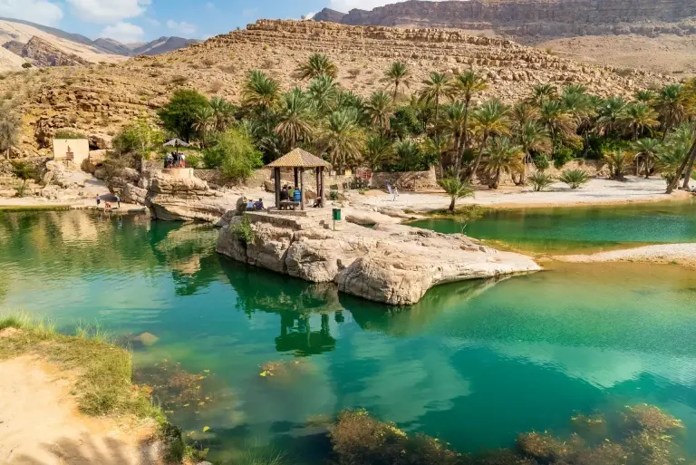 Oasis at Wadi Bani Khalid, Oman