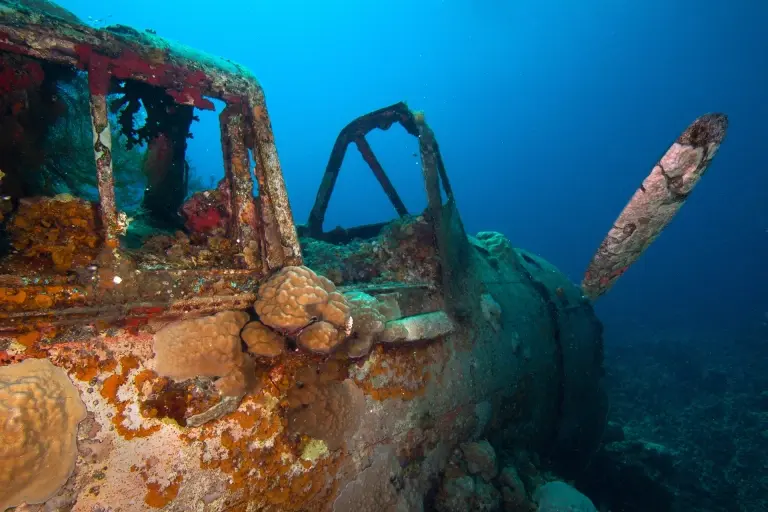 Japanese Jake sea plane wreck in Palau