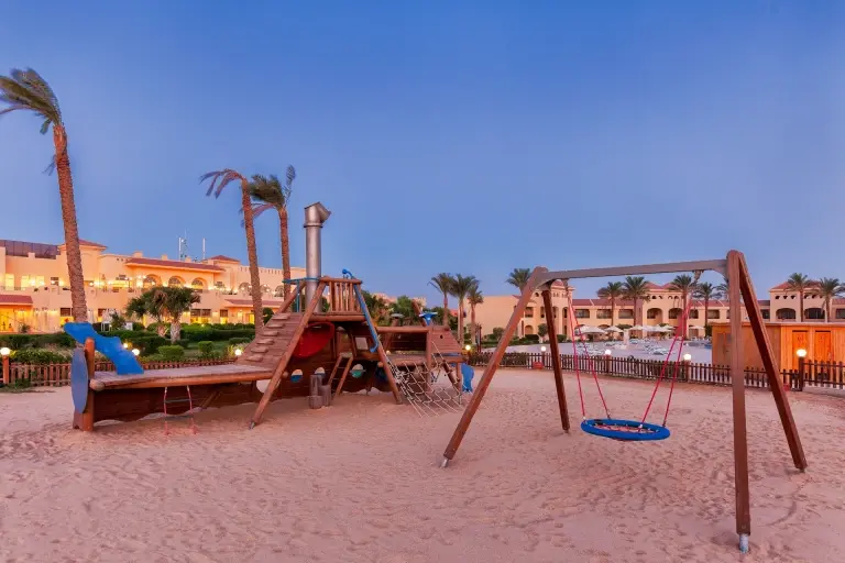 The kids area at Cleopatra Resort Makadi Bay, Egypt.