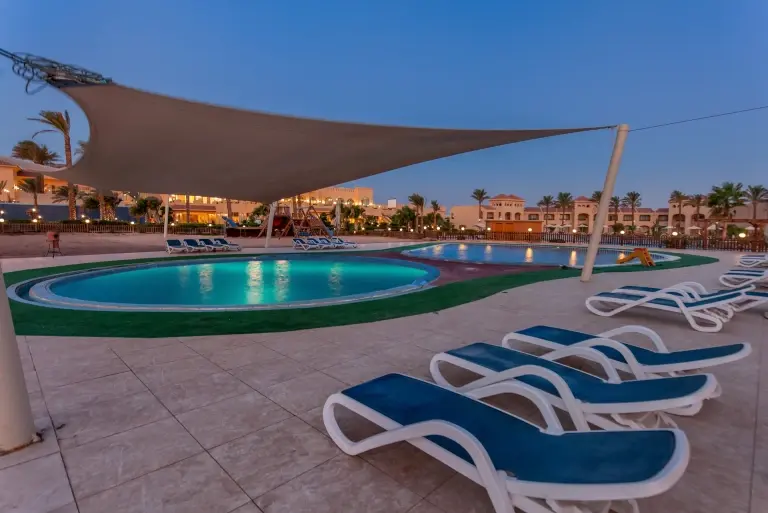 The kids pool at Cleopatra Resort Makadi Bay, Egypt.