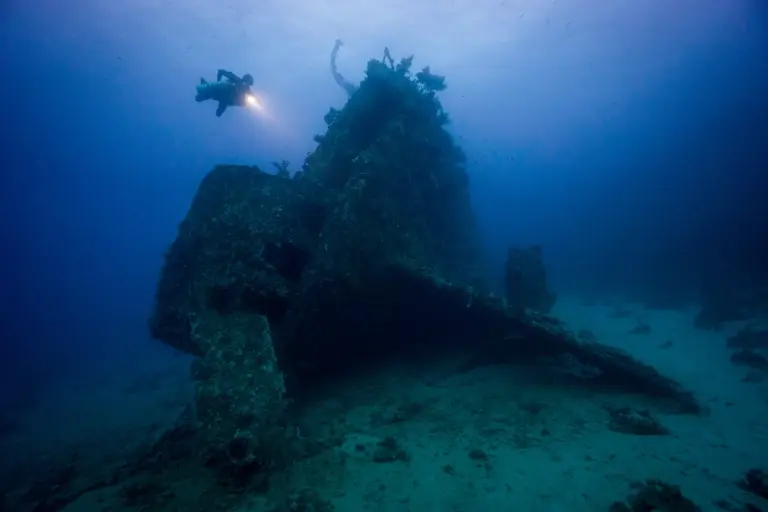 Carnatic wreck in Abu Nuhas, Egypt