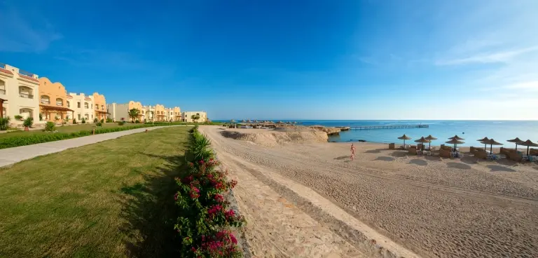 Beach at Concorde Moreen Beach Resort in Egypt