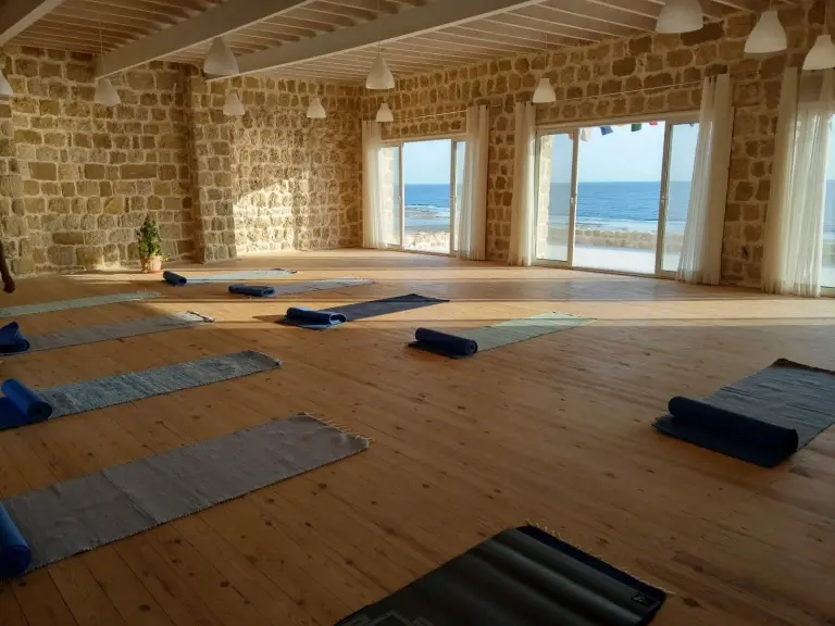 Yoga studio at Wadi Sabarah Lodge in Marsa Alam, Egypt