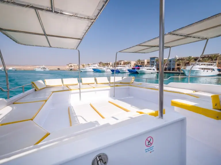 Day boat from Wadi Sabarah Lodge in Marsa Alam, Egypt