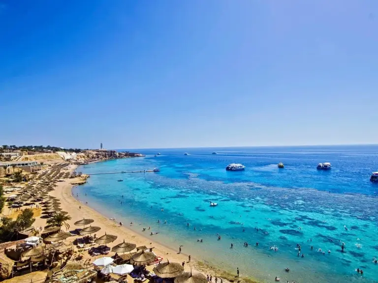 Beach in Sharm el Sheikh, Egypt