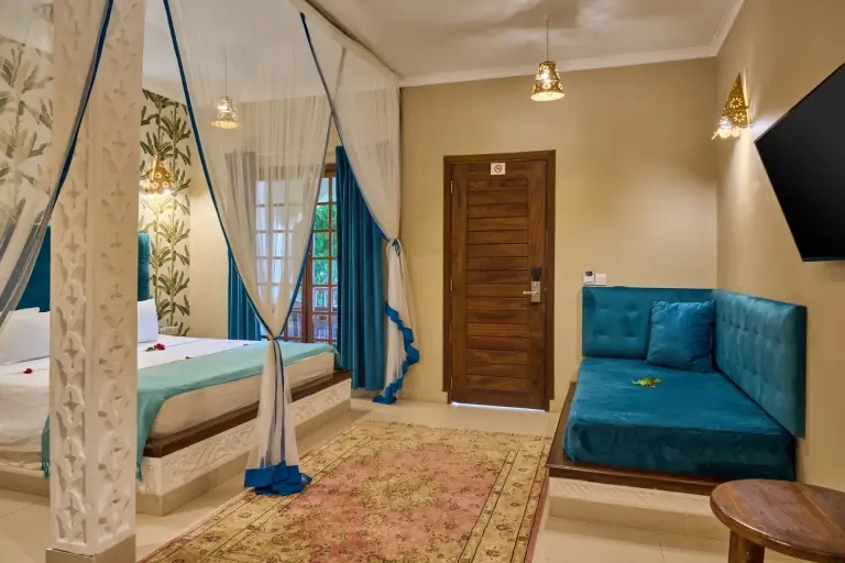 Arabian Deluxe Double Room at Kendwa Rocks Beach Hotel, Zanzibar