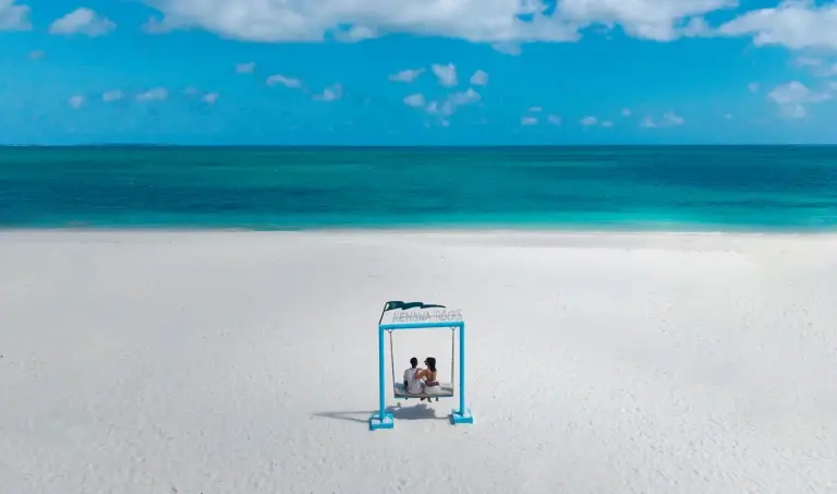 The beach by Kendwa Rocks Beach Hotel, Zanzibar