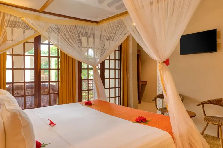 Tanzanian Double Room at Kendwa Rocks Beach Hotel, Zanzibar