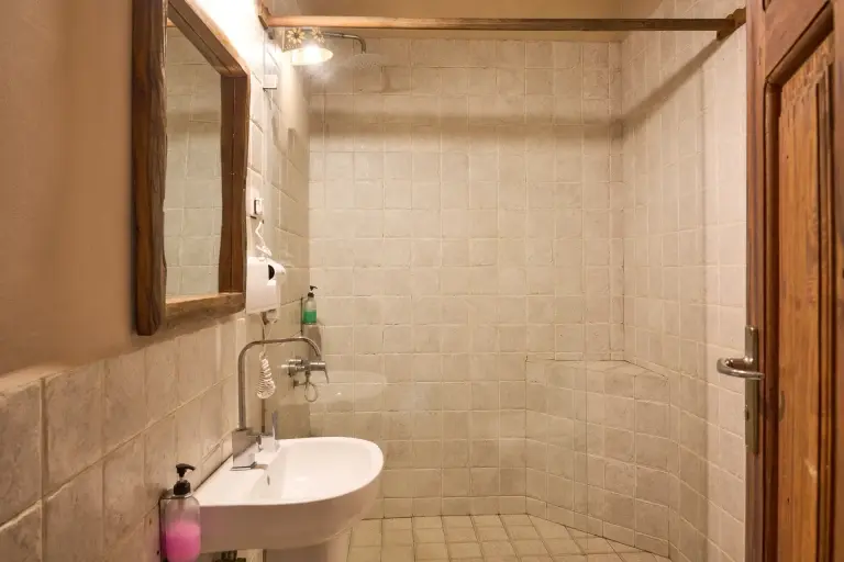 A bedroom bathroom at Kendwa Rocks Beach Hotel, Zanzibar
